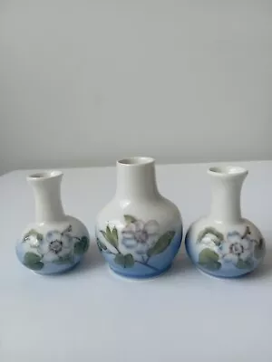 Buy Royal Copenhagen 3 Small Vases 1920's 6 Cm Approx • 20£