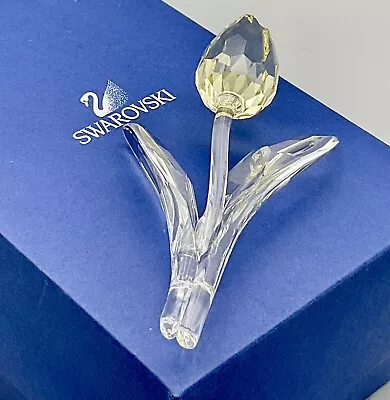 Buy 💙 A Gorgeous ‘swarovski’ Crystal Renewal 3.5” Yellow Tulip New & Boxed! 💙 • 25£