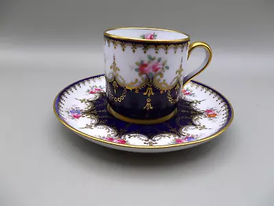 Buy 1891 Antique Spode Copelands China  Coffee Cup & Saucer For Harrods London • 9.99£