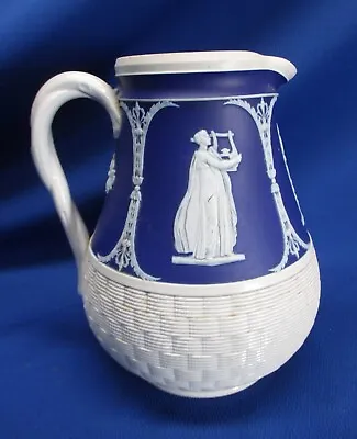 Buy Elegant Wedgwood Style Parian Porcelain 6.75 H Classical Figures Pitcher • 66.40£