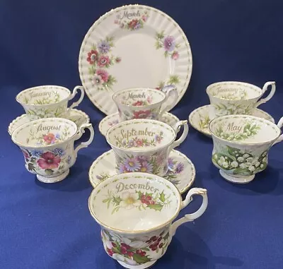 Buy Choice Of Royal Albert Flower Of The Month Series -Various Patterns / Months • 19.99£