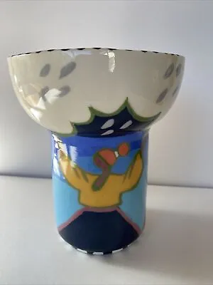 Buy Signed Art Pottery Vase Kozlow Hand Painted Mid Century Ceramic MCM • 31.78£