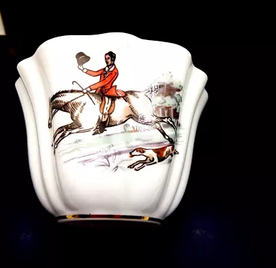Buy Royal Tara Bone China Antique Fluted Sugar Bowl / Cup Horse Rider Hunting Scene • 10£