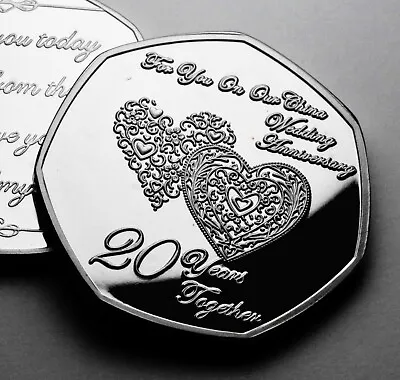 Buy On Our 20th CHINA WEDDING ANNIVERSARY Commemorative. Gift/Present. 20 Years • 7.99£