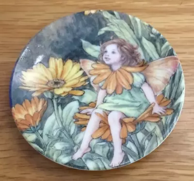 Buy Royal Worcester -  CMB - Flower Fairies -  Mini Plate ~ The Marigold Fairy • 2.50£