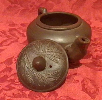Buy Chinese Yixing Teapot Dark Brown Colour, With Lid. • 14.99£