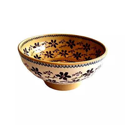 Buy Nicholas Mosse Irish Pottery Large Footed Bowl Clematis Pattern Spongeware  • 49.95£