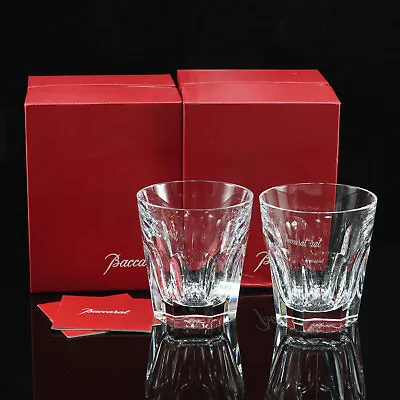 Buy Baccarat HARCOURT Tumblers X 2 (M) 9.5(cm) Crystal Tableware Used • 357.32£