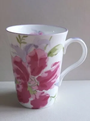 Buy Laura Ashley Lily  Bone China Coffee Tea Mug Floral Multi Vgc • 12£