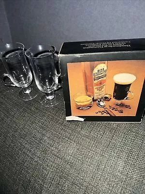 Buy 2 Dartington Irish Coffee Glasses Designed By Frank Thrower Made In England Box • 12£
