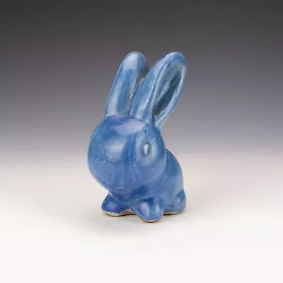 Buy Antique Bourne Denby Pottery - Blue Glazed Bunny Rabbit - Art Deco • 29.99£