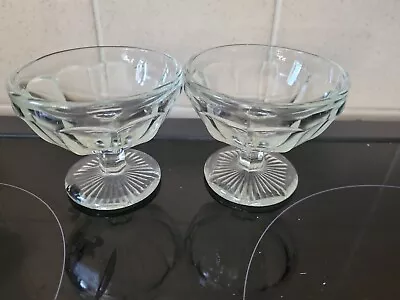 Buy Cut Glass Dessert Bowls X 2 • 7£