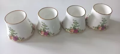 Buy Royal Albert Old Country Roses Egg Cups X 4 1962 • 15.99£