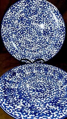 Buy Royal Majestic Dinnerware ‘Country Time Blue’ Splatter Dinner Charge Plate 12.5” • 38.38£