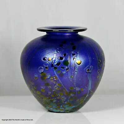 Buy Isle Of Wight Studio Glass Iridescent Summer Fruits Vase • 95£