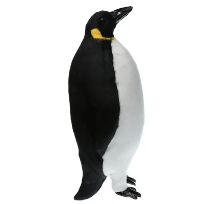 Buy Figurine Animal Statue Artificial Penguin Feathered Garden Decor Ornaments M • 12.29£