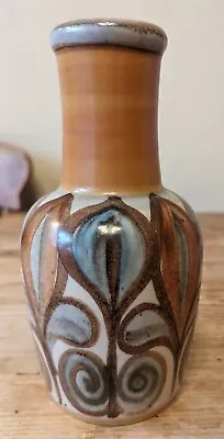 Buy Vintage Langley Pottery Glyn Colledge Soraya Pattern Vase 18cm Height • 10.99£