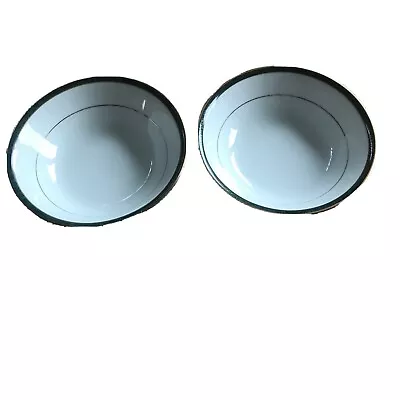 Buy Set Of 2 Boots Hanover Green Cereal Bowls 6-1/2 Inch • 15£