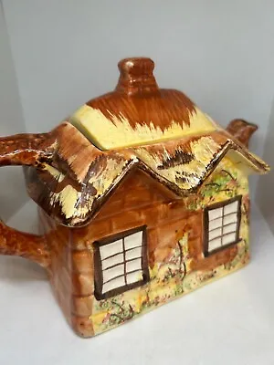 Buy Price Kensington Cottage Ware Vintage Collectible Teapot Colored Damaged Tea #LH • 3£