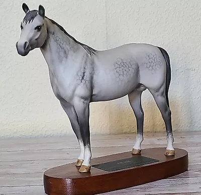 Buy Beswick Arab Bahram Grey Matt Stallion Rare Connoisseur Model On Plinth No.1771 • 159.99£
