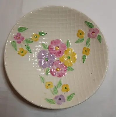 Buy Vintage Art Deco Wade Heath Hand Painted Bowl, Flower Design • 6£