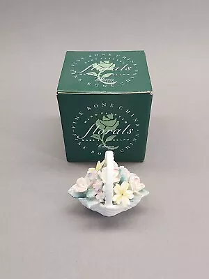 Buy A Pretty Little Royal Adderley Floral Bone China Flower Basket. Boxed. • 9.95£