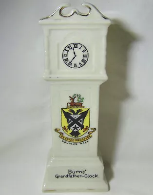 Buy William Ridgway  Porcelle  Burn's Grandfather Clock Crested China Ornament • 24.99£