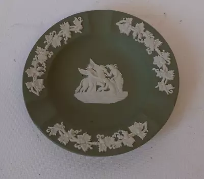 Buy Wedgwood Jasperware Green Small Round Tray Plate 11cm Stoneware - Charity Sale • 6.99£