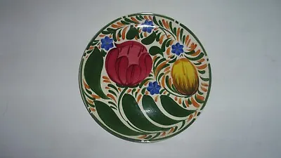 Buy Royal Victoria Wade Pottery Plate Hand Painted, England. Vintage 91/2  Very Good • 7.50£