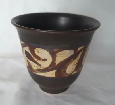 Buy Agnete | Anita Hoy Studio Pottery Bowl | Tea Bowl, Circa Mid Century Modern • 35£
