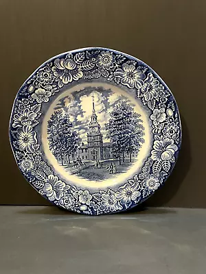 Buy Vintage Staffordshire Ironstone Liberty Blue Ceramic Dinnerware • 14.41£