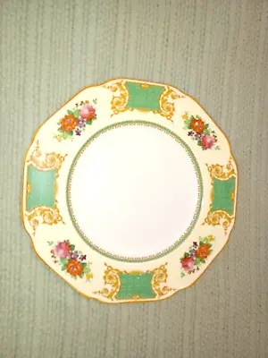 Buy 10  Crown Ducal Ware Usa Pat England Floral Yellow Green • 14.14£
