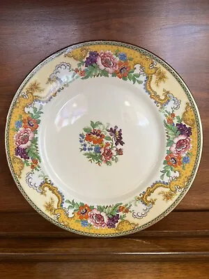 Buy Set Of 5 ROYAL CROWN MYOTT STAFFORDSHIRE FLORAL PLATE  - MADE IN... • 71.09£