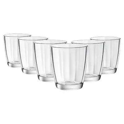 Buy 6x Bormioli Rocco Pulsar Water Glasses Juice Drinking Tumblers Set 300ml Clear • 17£