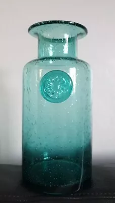 Buy Vintage Dartington Crystal Daisy Vase Large Blue Dartington Glass Daisy Vase • 25£
