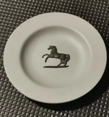 Buy Rare Wedgwood Black On Grey Stubbs Horse Dish • 29.99£