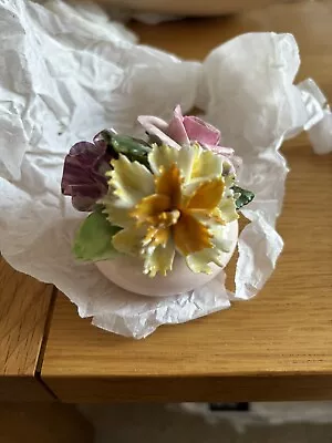 Buy Decorative Bone China Posy Flower Bowl Bouquet Ornament, Royal Adderley • 10£