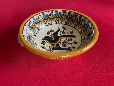 Buy Hand Painted Pottery Dish With Lug Handles. Made In Portugal • 3.18£
