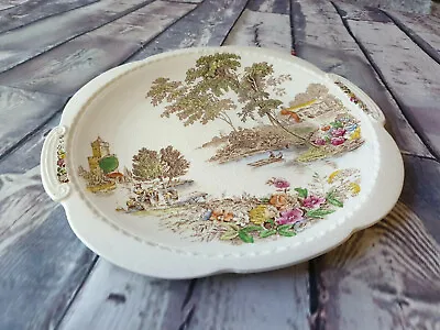 Buy Vintage Swinnertons The Ferry Plate Dish Hand Painted, Staffordshire , England • 12.89£