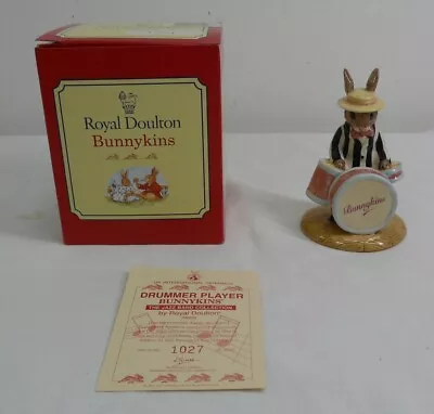 Buy Royal Doulton Bunnykins DB250 Drummer Jazz Band Collection Figurine • 15£