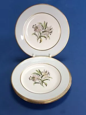 Buy Paragon Lillium Porcelain By Appointment Queen Mother 4 Tea Plates • 14.99£