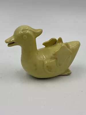 Buy Middle East Yellow Handmade Clay Pottery Duck Open Mouth Card Letter Holder • 61.64£