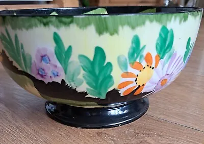 Buy Hancocks Ivoryware Handpainted Ceramic Floral Round Serving Bowl Vintage • 35£