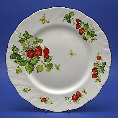 Buy Queen's/Rosina China Co. Virginia Strawberry Dinner Plate - 26.5cm/10.5  Diam. • 11.99£