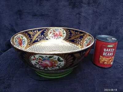 Buy Large (GOOD CONDITION) Antique C1815 Early Minton English Porcelain China Bowl • 199£