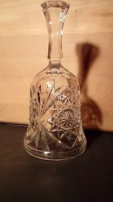 Buy Cut Glass Bell With Glass Clapper • 10£