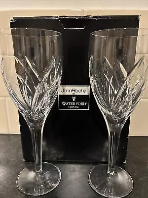 Buy Pair Of Waterford Crystal John Rocha Signature Wine Glasses. Unused In Pack • 50£