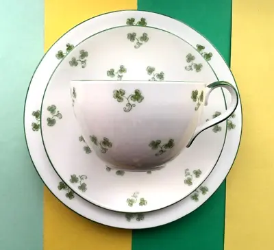 Buy Antique Late Foley Shelley China Tea Trio,Cup,Saucer & Plate Shamrock 8064☘️☘️☘️ • 23.95£