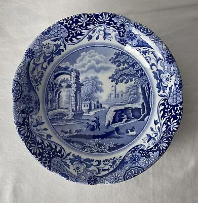 Buy Spode Italian Pattern 16cm Dia Blue White Porcelain Ceramic Cereal Dessert Bowl • 9.95£