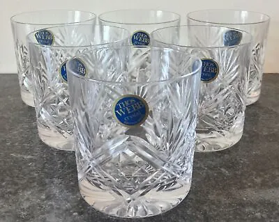 Buy SET Of 6 Superb THOMAS WEBB ST ANDREWS CRYSTAL Cut GLASS 3.5  TUMBLER GLASSES • 100£